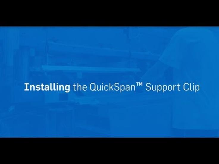 CertainTeed® QuickSpan™ Support Clip Installation Instructions