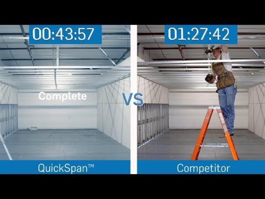 QuickSpan™ Locking Drywall Grid System Product Comparison
