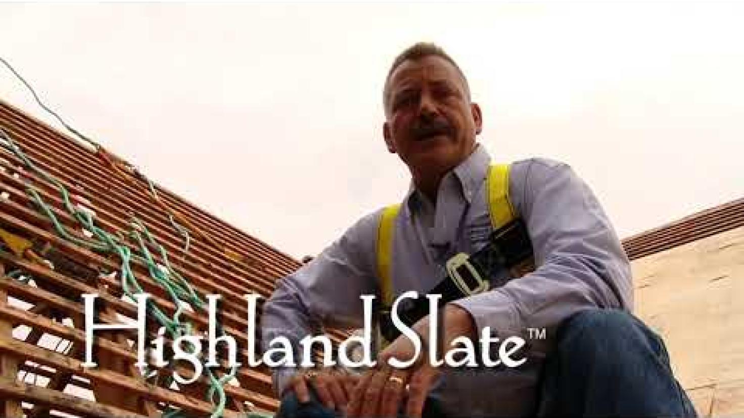 Video 10 del Manual de instalación de tejas de CertainTeed  Tejas Highland Slate®