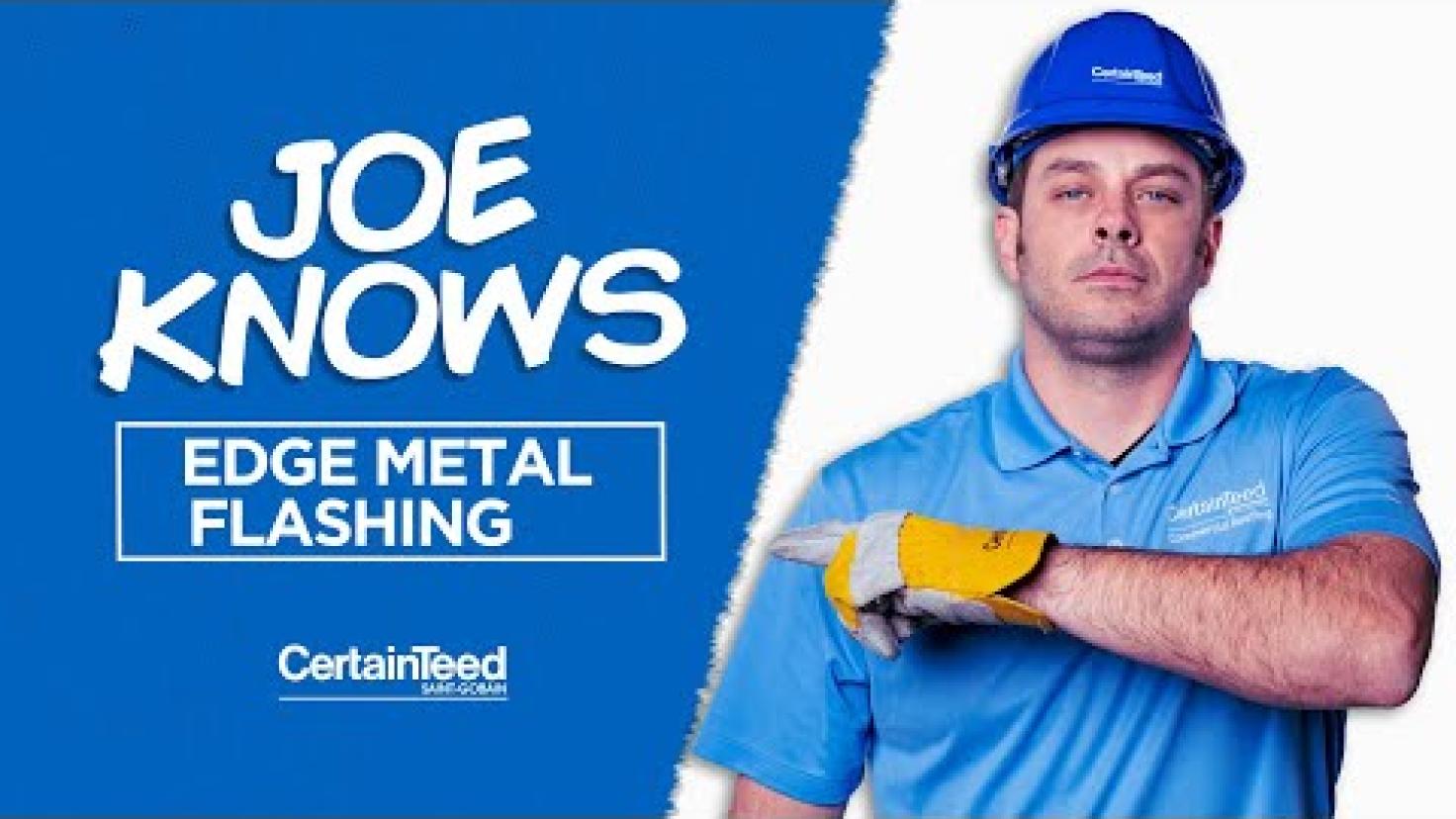 Commercial Roofing Construction Detail CT-01: Edge Metal Flashing