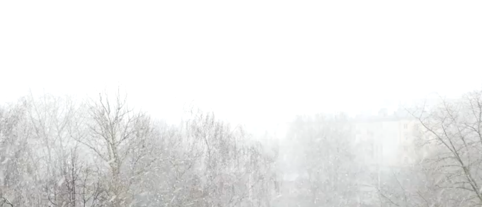 Severe weather conditions including snow, hail, and strong winds